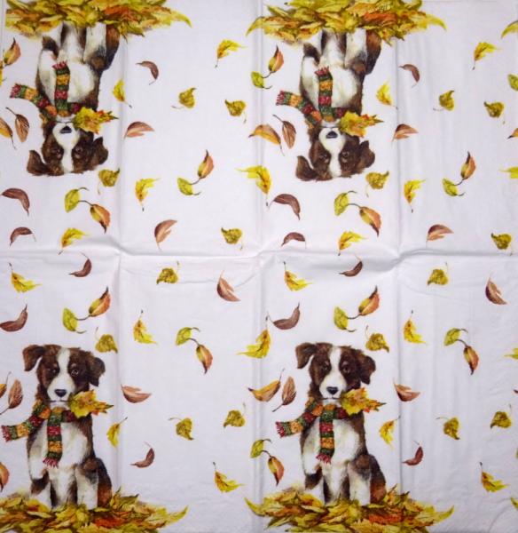 HUN-506 Dogs - 4-ply - Ihr - Handkerchief